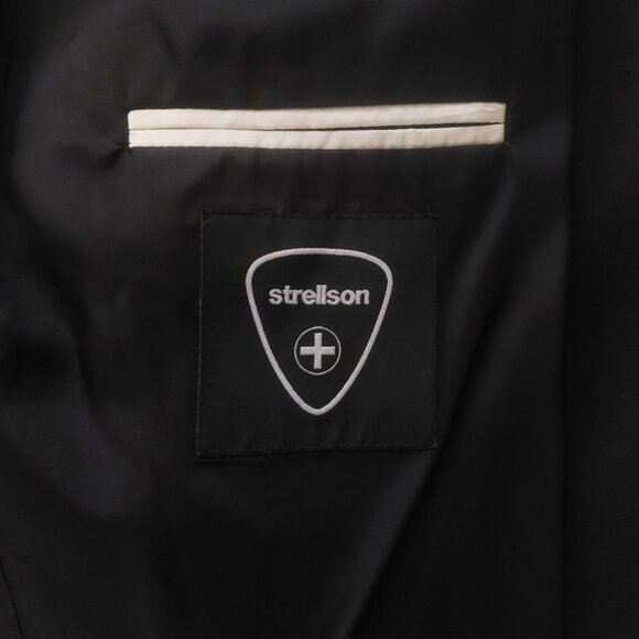 (SOLD) Strellson L-Rick-James Black 100% Virgin Wool Blazer Jacket Size EU 48 U… - Picture 9 of 12